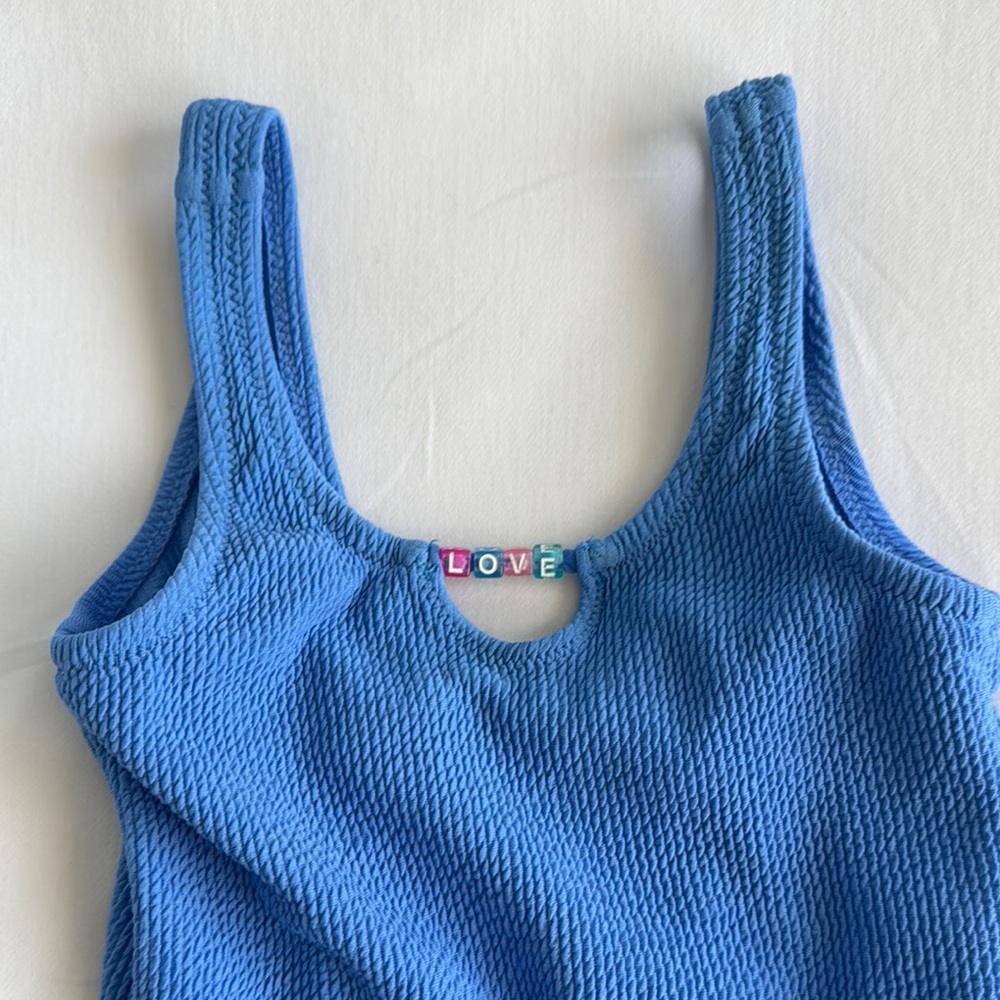 Zara Kids Blue One Piece Swimsuit - Picture 2 of 4